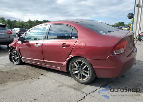 2008 Honda Civic Lx z USA, uszkodzony, nr VIN 1HGFA16598L051637